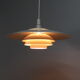 Five tiered pendant from Denmark 1960s