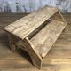 Former wooden workshop step
