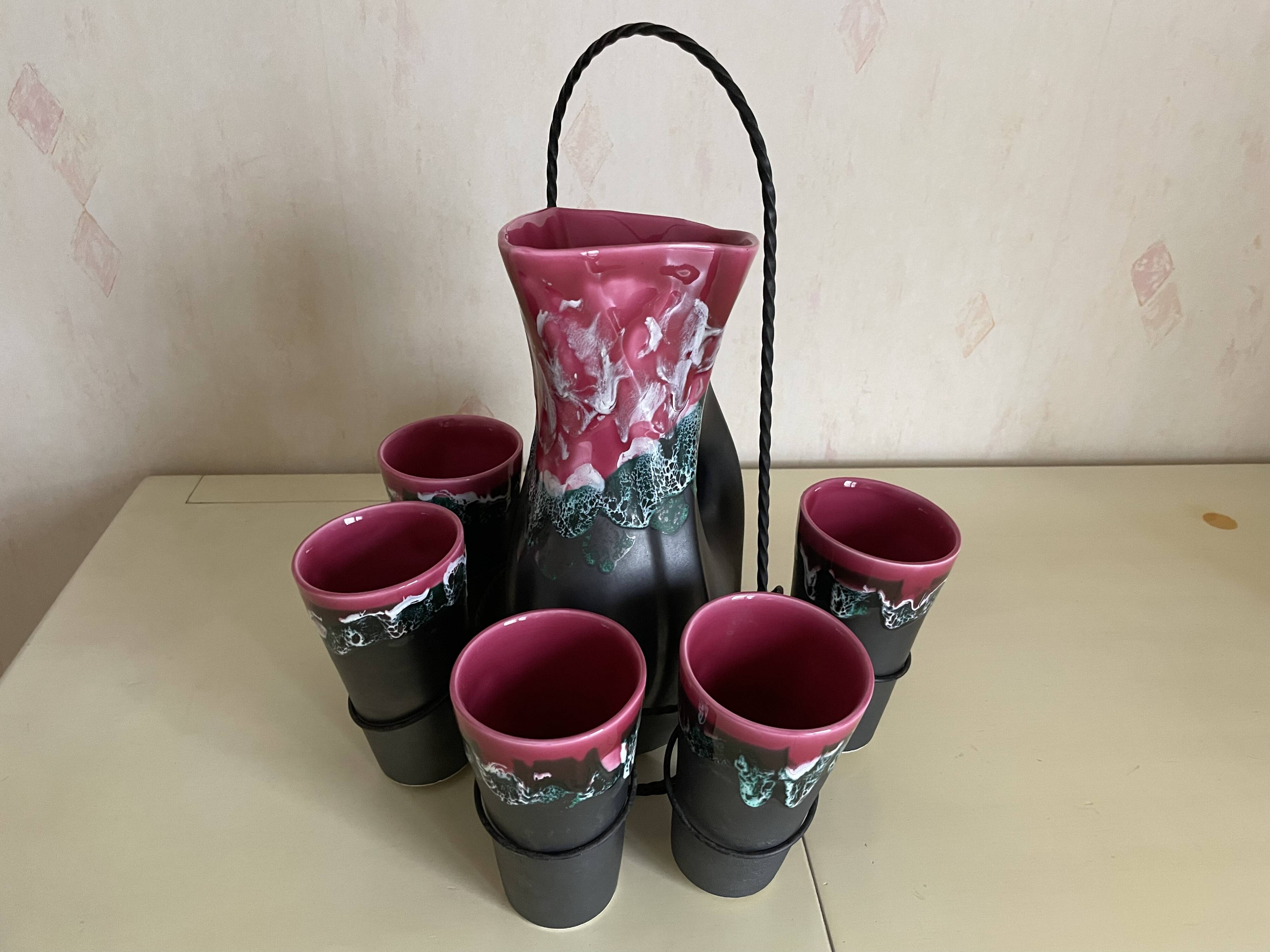 Ceramic lemonade set