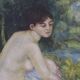 French Naive Folk Art Painting with Nude Figure – ca. 1920