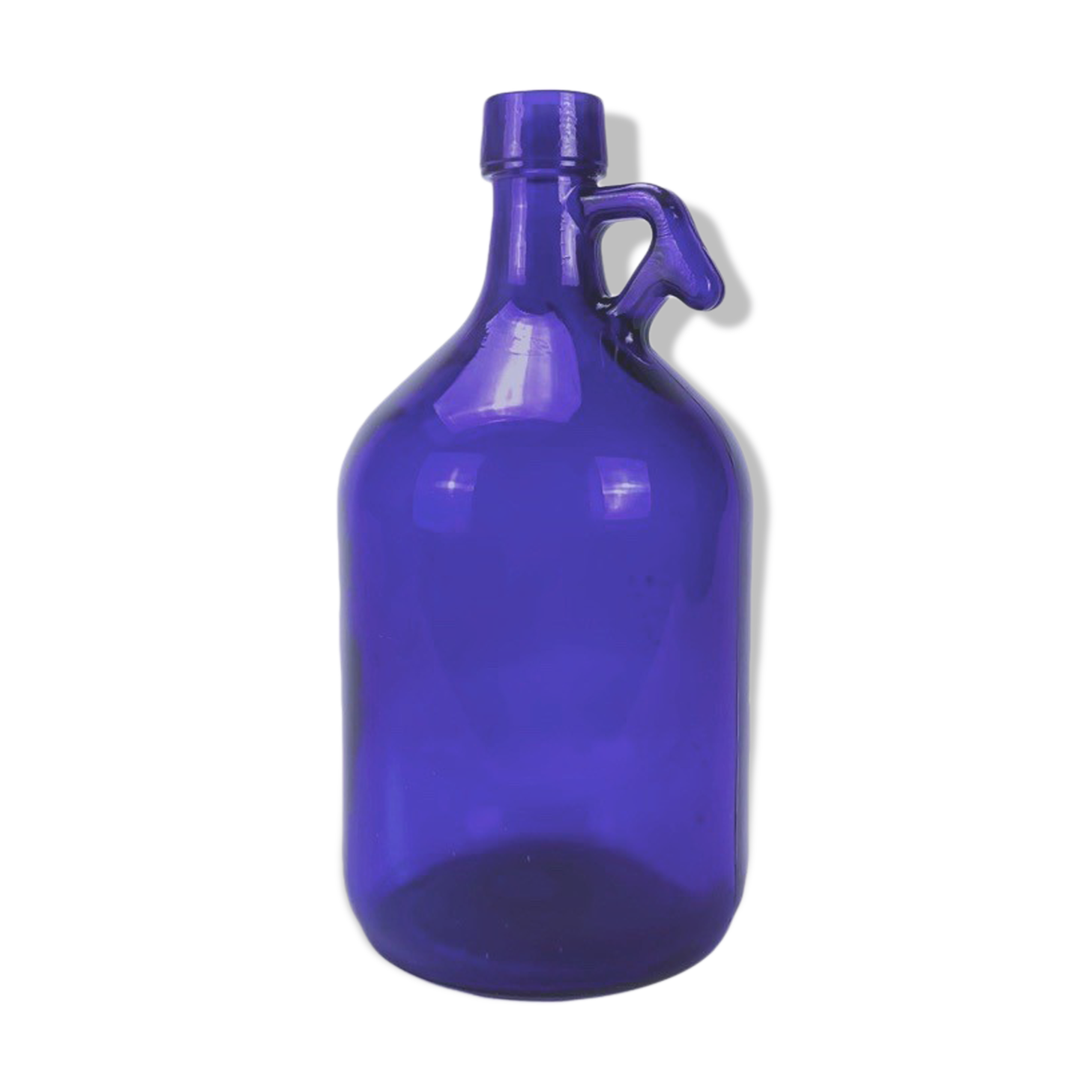 3 litre cobalt blue handle canister
