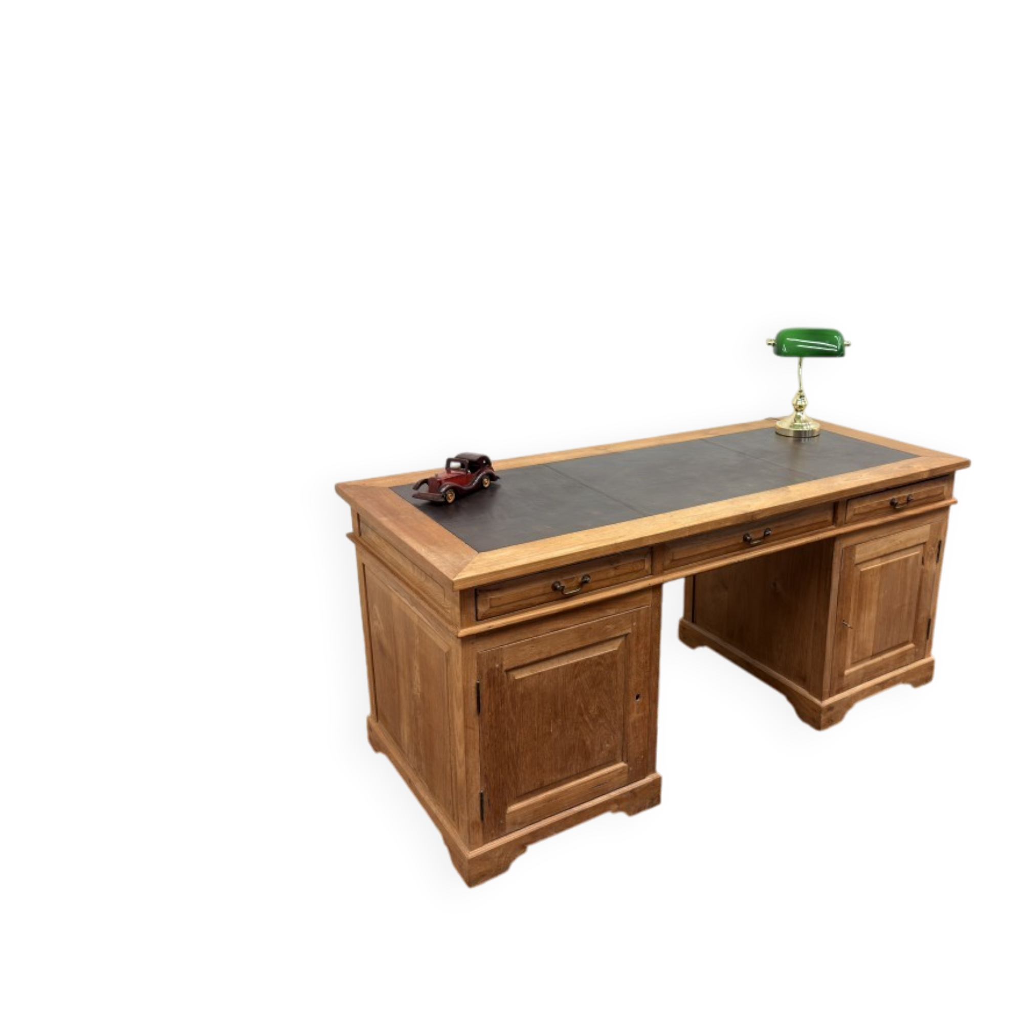 Bureau en teck classique anglais