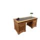Bureau en teck classique anglais