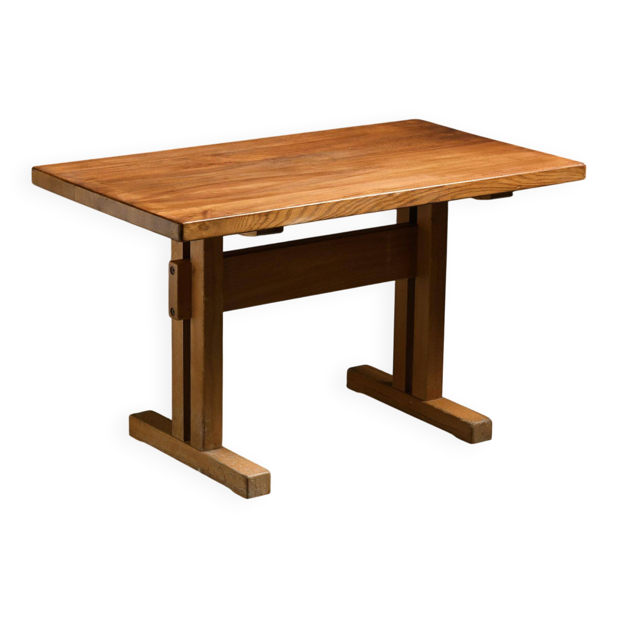 Rectangular table Les Arcs in solid elm
