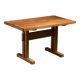 Rectangular table Les Arcs in solid elm