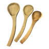Set of 3 wooden spoons