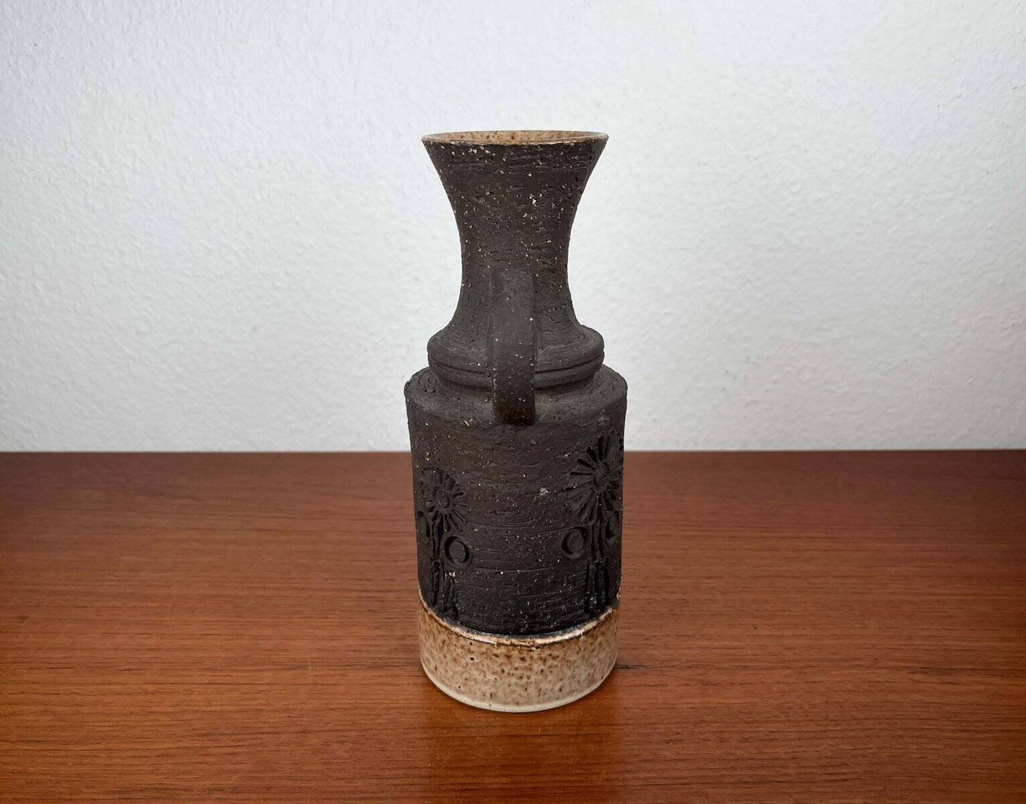 Mid-century Danish studio ceramic vase from the 1960s.