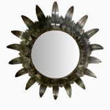 Mid-Century red wall tiles of hierro forjado in floor shape, years 50