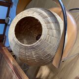 Large hanging in vintage raffia