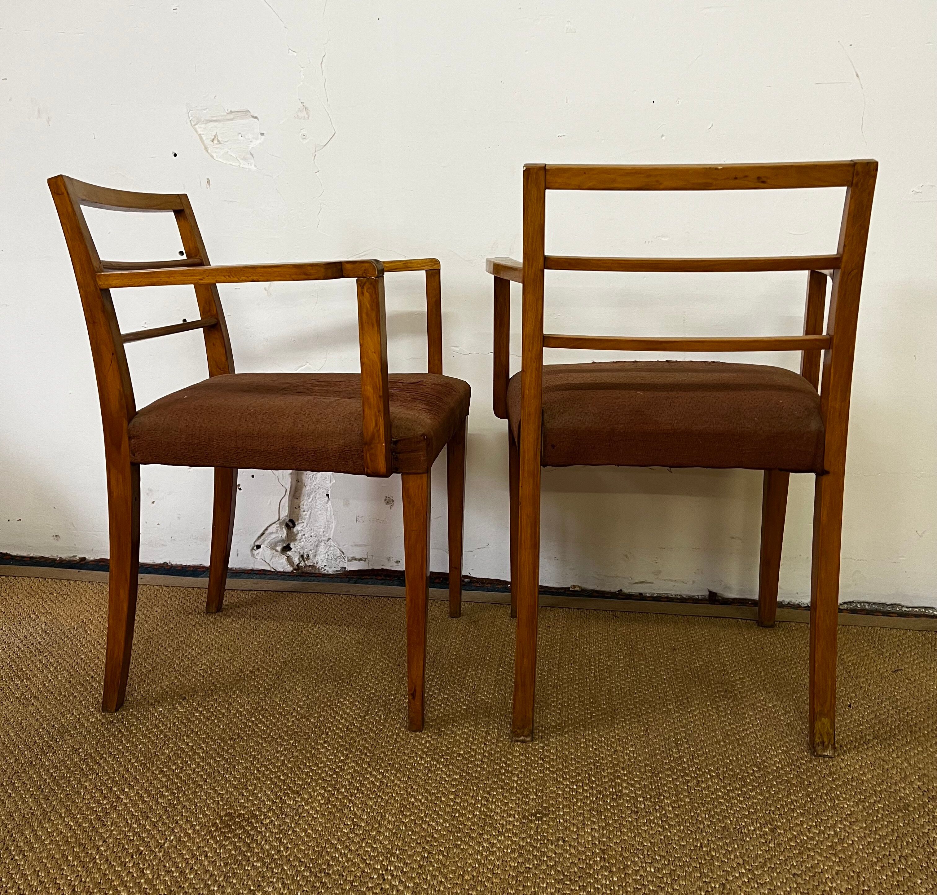 Pair of vintage armchairs