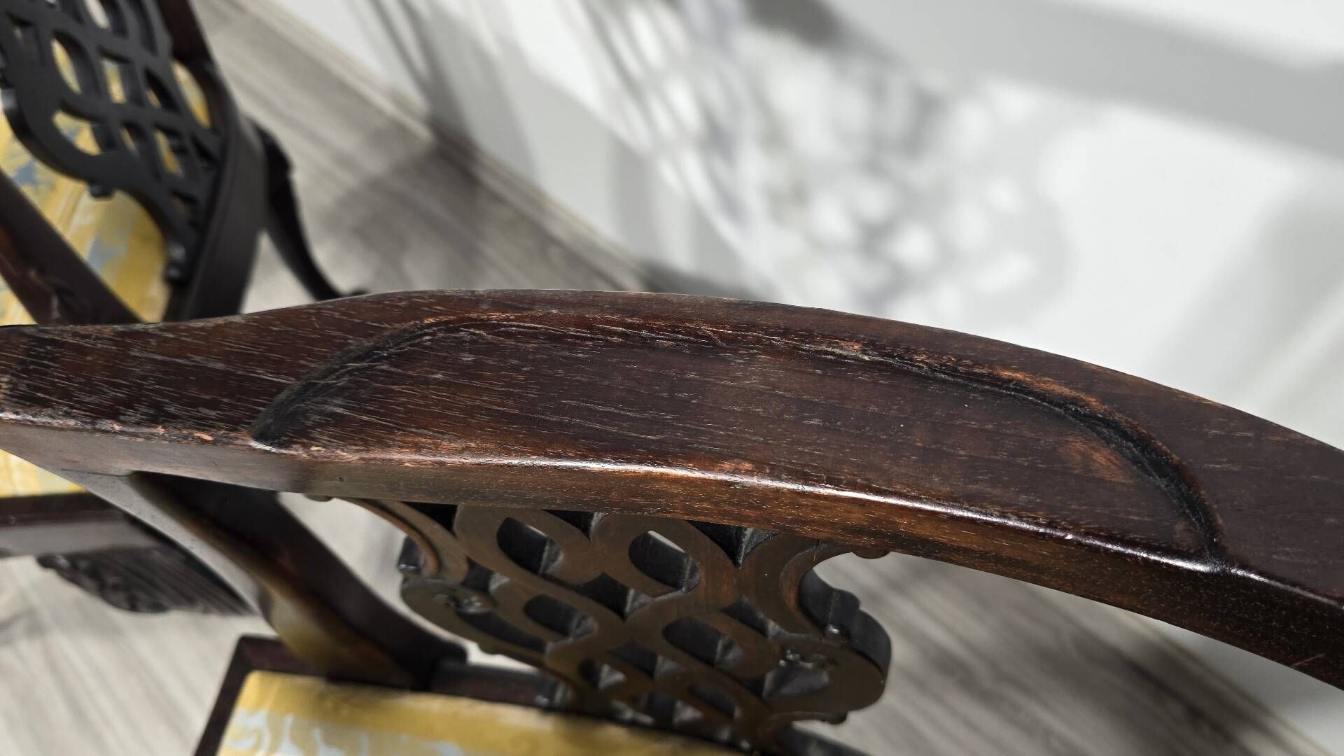 Chippendale style chairs