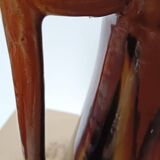 Antique enamelled pitcher