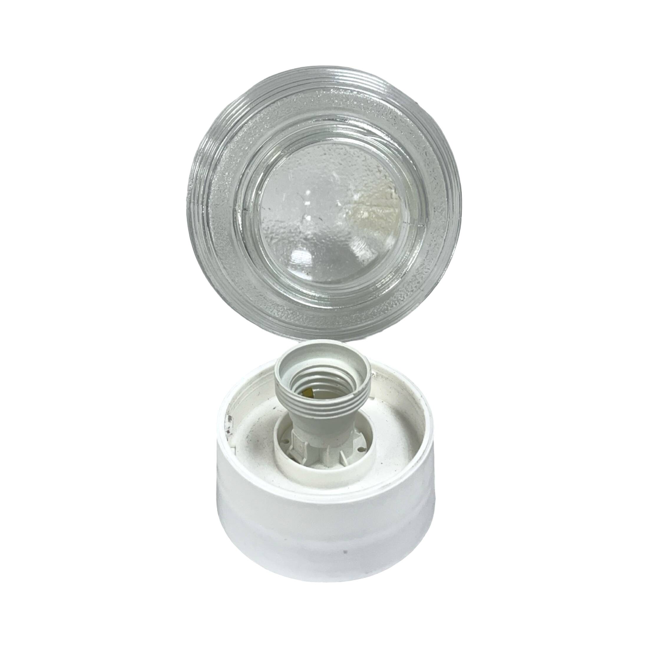 Vintage wall sconce | shade Glassworks Białystok 1974 | new installation |