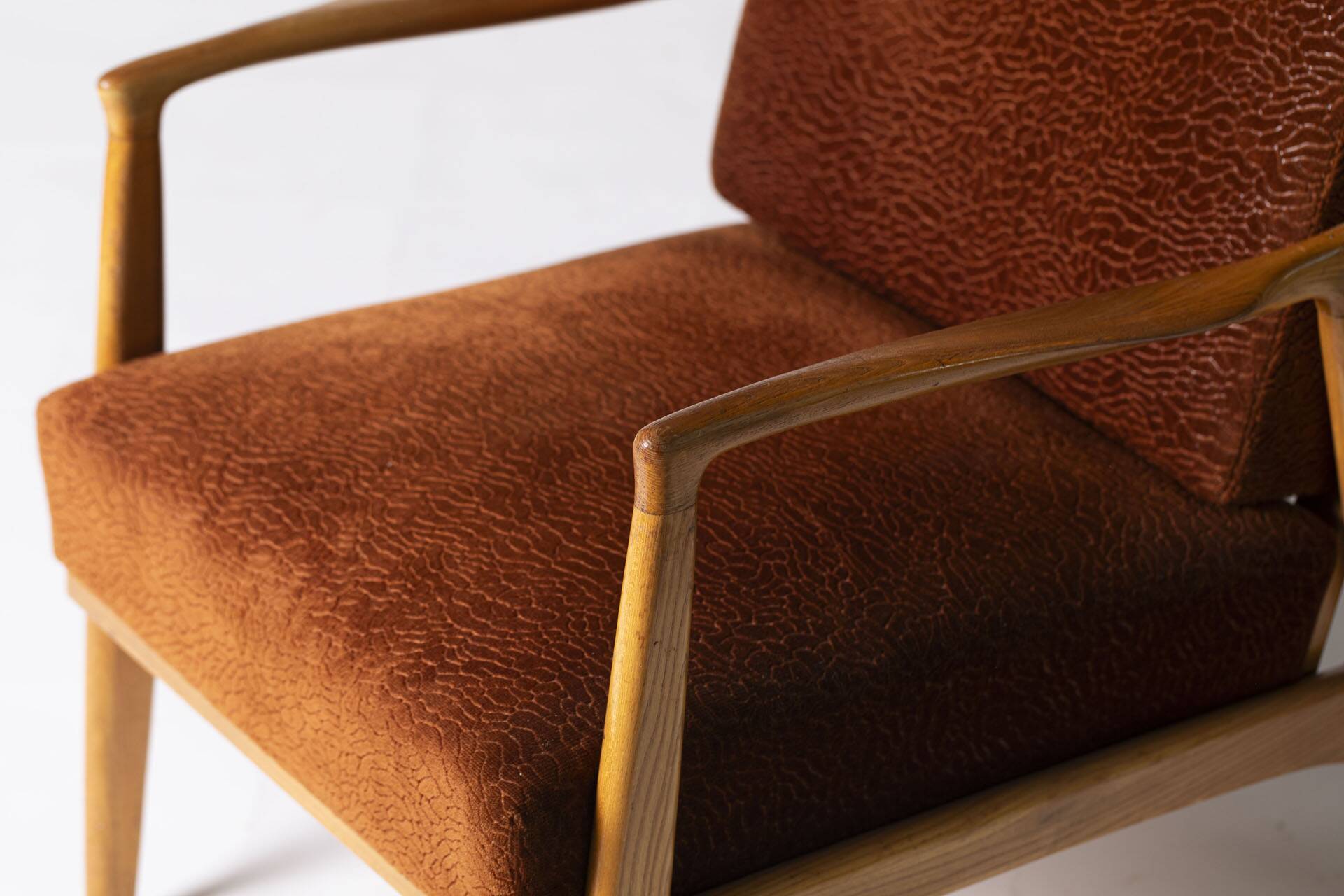 Paire de fauteuils de style scandinave par Sedláček & Vyčítal pour Dřevotvar Jablonné nad Orlicí, 1960