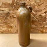 Antique kessel wasser stoneware glazed brown vintage bottle