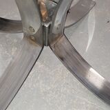 Round panel chrome smoked glass 70 years