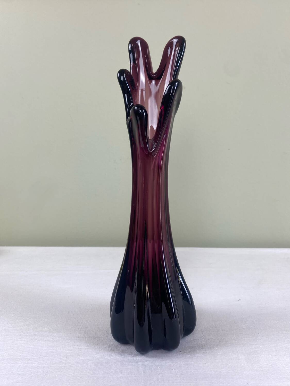 Vintage five-finger vase