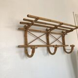 Bamboo coat rack shelf