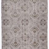 Tapis turc gris affligé 206x114cm