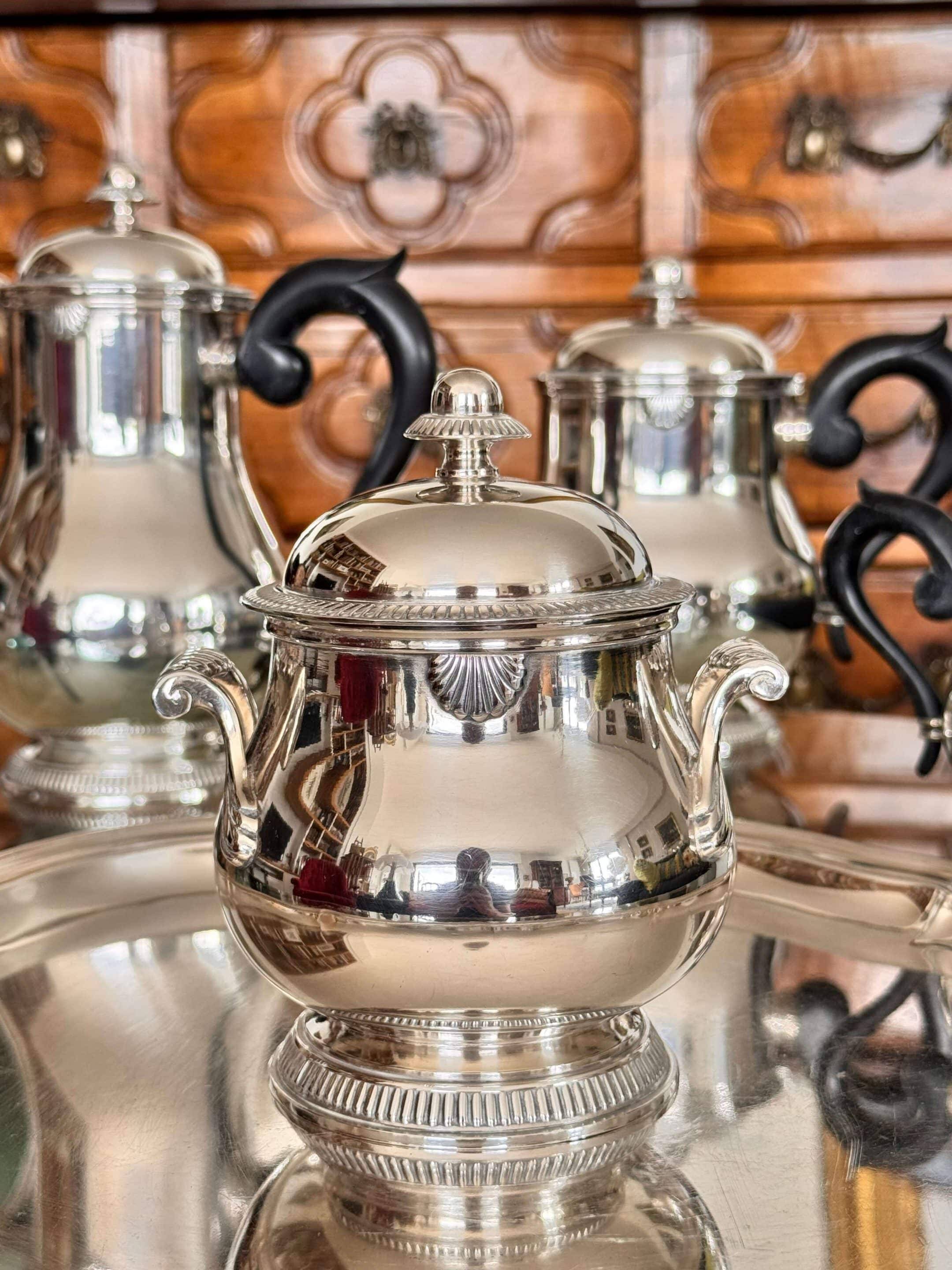 Antique Ercuis tea and coffee set from the 1960s