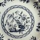 Set of five Lunéville KG Delet dessert plates.