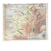 Ancienne carte Vidal Lablache 2, Mézières, T46, 1910 - France Cours d'eau