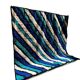 Tapis marocain en laine bleue