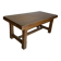 Grande table basse ancienne en bois massif - Esprit campagne chic