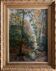 Tableau HSP "Underwood Landscape" Paul Bruet (Montbéliard) around 1900