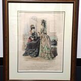Fashion sketch under frame