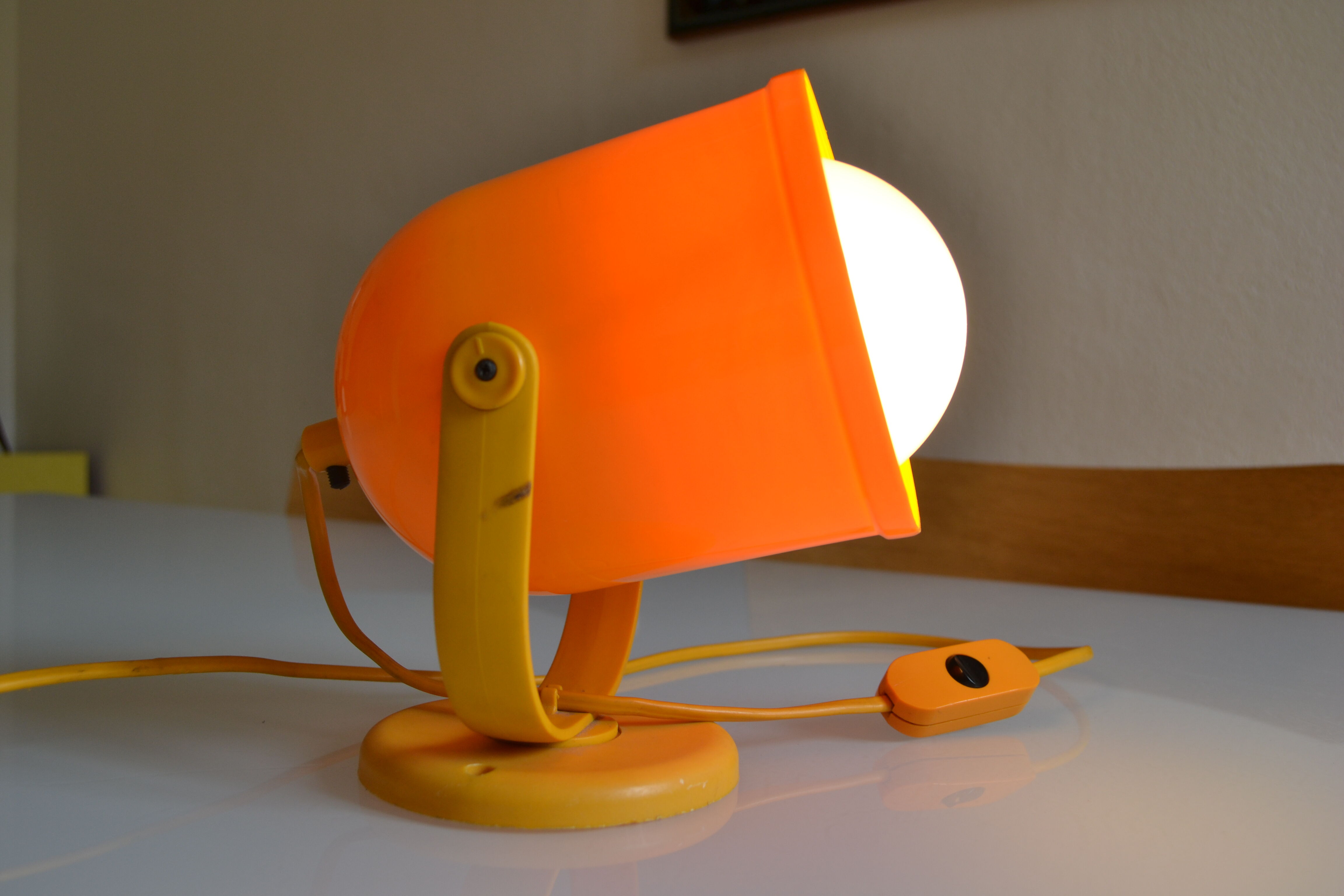 SPACE AGE ELENCO WALL LAMP SPOT LAMP, SWEDEN 1970's