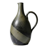 Vintage 1960s-1970s enamelled stoneware pear jug/pitcher