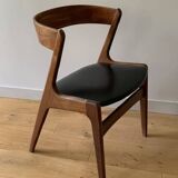 Danish teak and leather chair from the 60s/70s