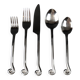 Ensemble de couverts design torsadé en spirale artisanal set de 5