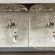 Old photography stereo, stereograph, luxury albumine 1903 Bull race, Seville, Spain
