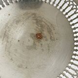 Patinated metal stand