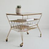 Side table / End table / Magazine rack 1950 vintage