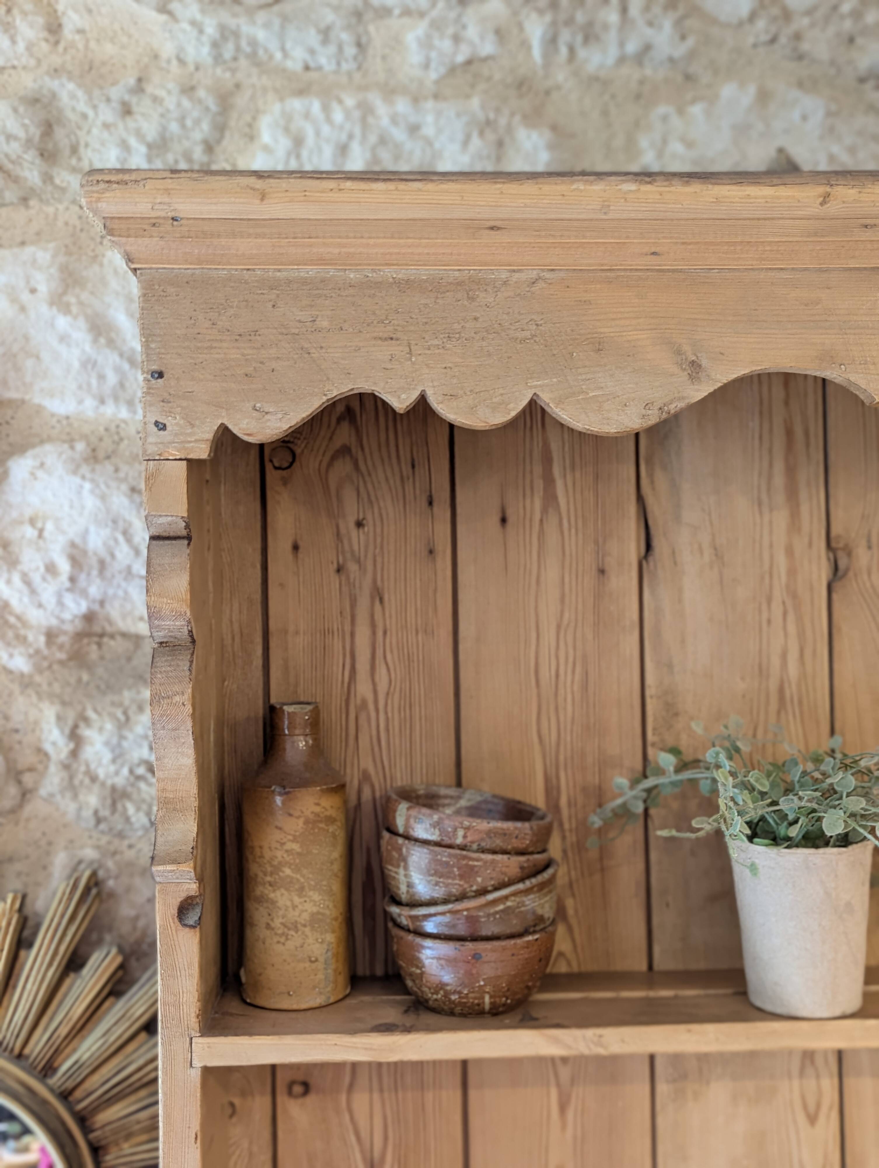 Antique dresser in pitch pine