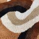 Vintage Modernist Multi-Color High Pile Rya Rug by Concepts Intenational, 1970s