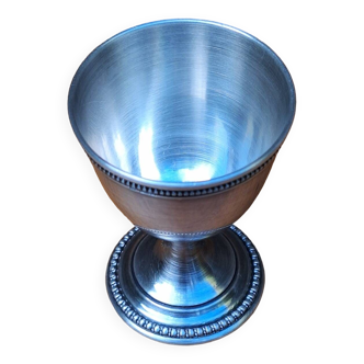 Silver metal egg cup