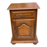 English chest of drawers in solid oak satin wood