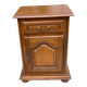 English chest of drawers in solid oak satin wood