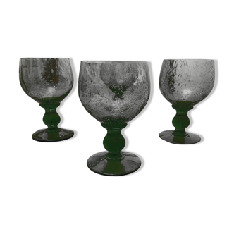 Verres soufflé bullé style Biot