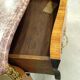 Very rare wig chest with a drawer in Louis XV style with marquetry.
