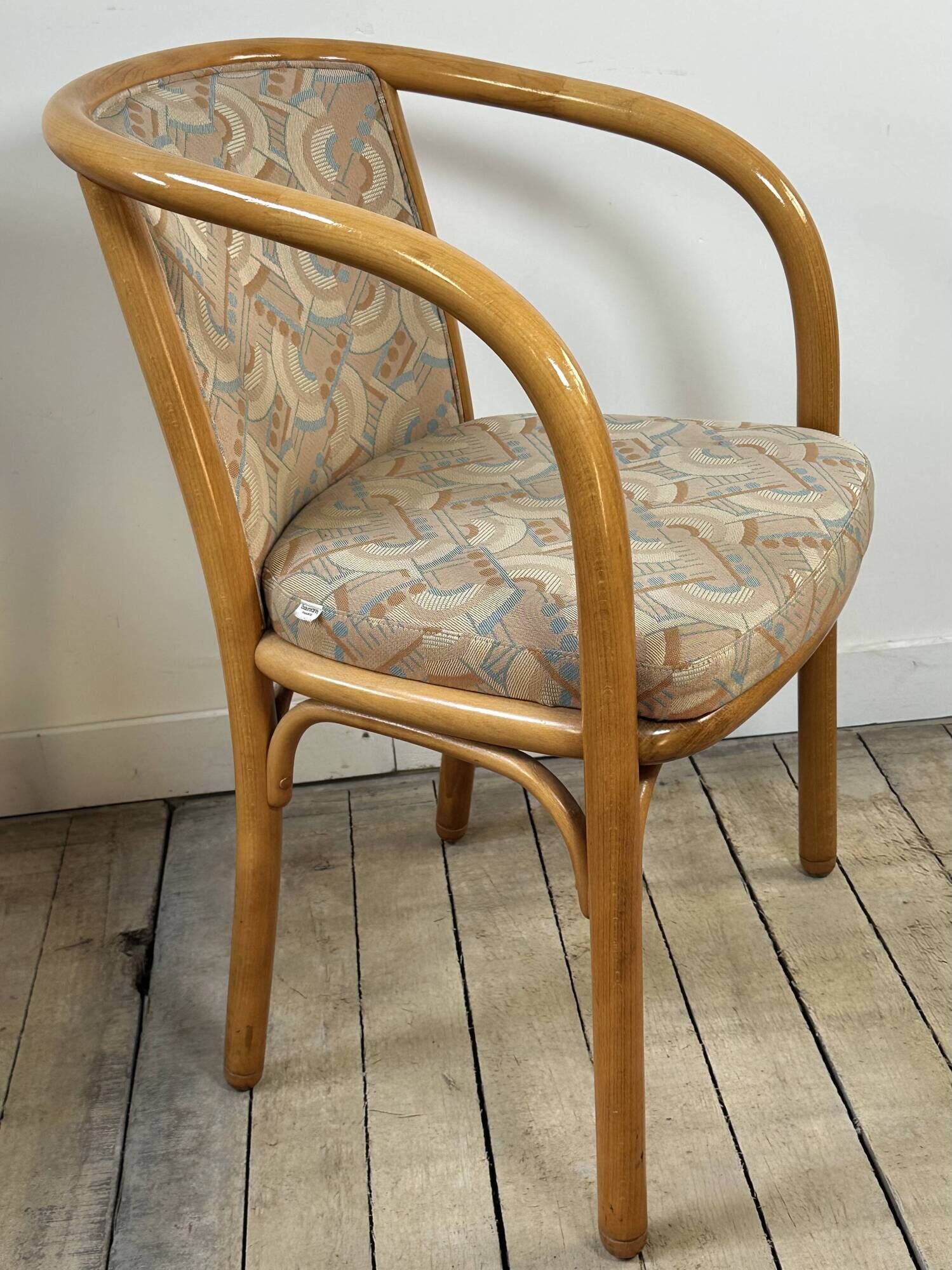 Set of 6 Baumann armchairs France 1980s