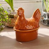 Terrine in a chicken shape