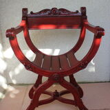 Fauteuil dagobert rouge