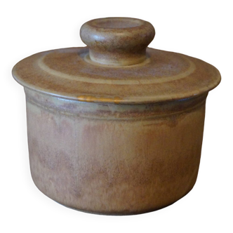 Beurrier à eau ancien en grès