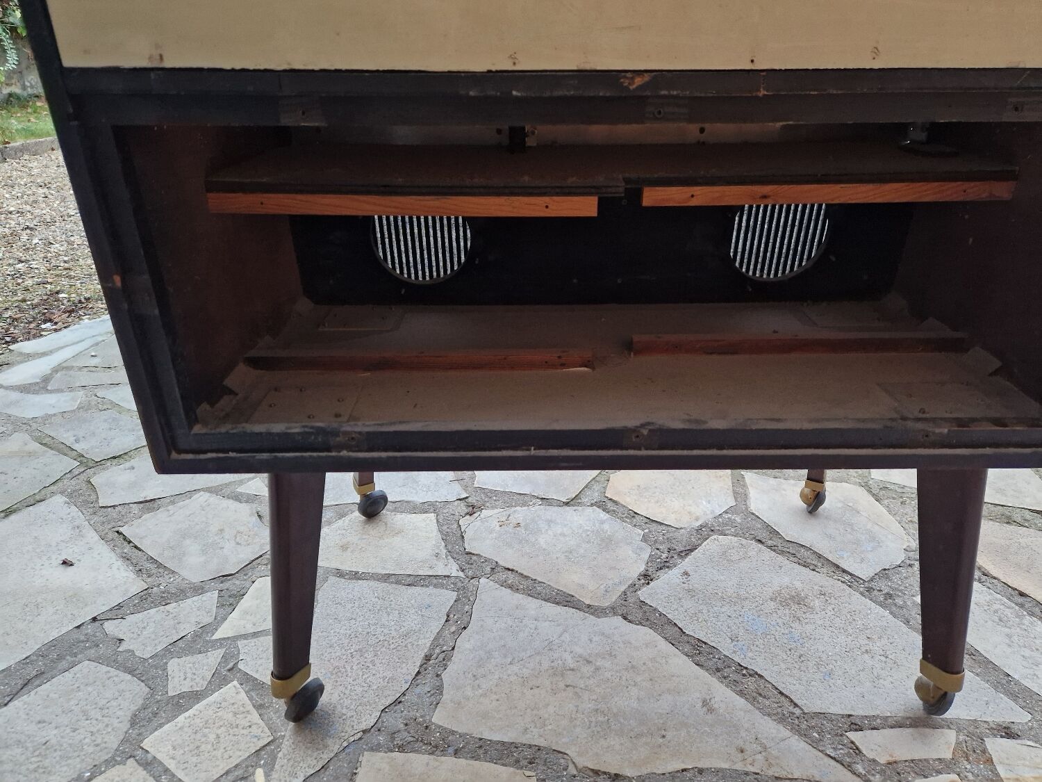 Vintage television cabinet Radiola Philips vintage