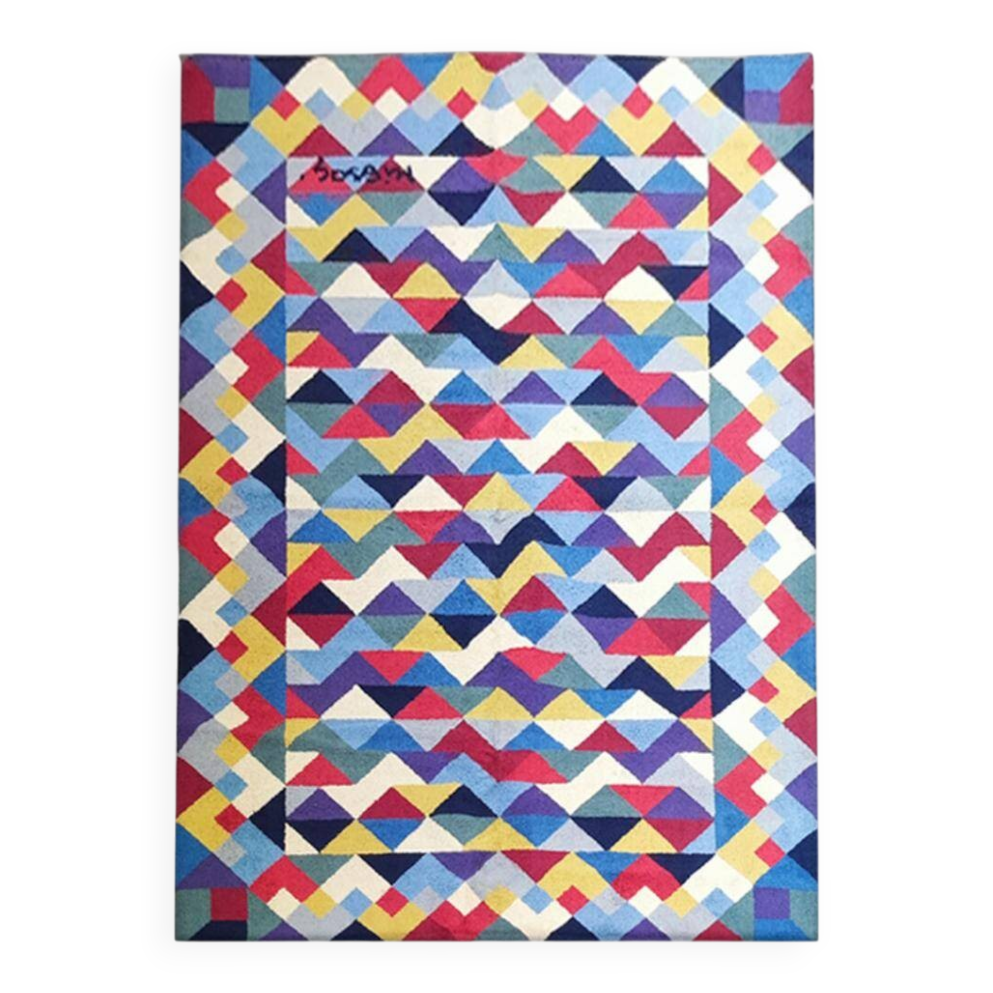 Missoni Vintage 80's rug signed limited edition